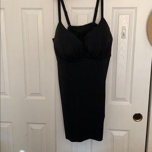 Black Swim Dress w/Built in Underwire Bra